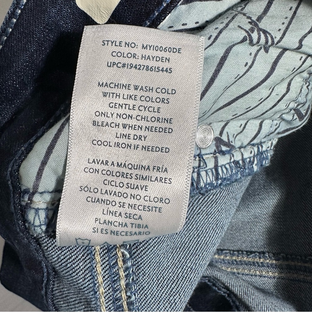 Seven7 straight leg raw hem fashion jeans women’s 16 - Picture 11 of 11